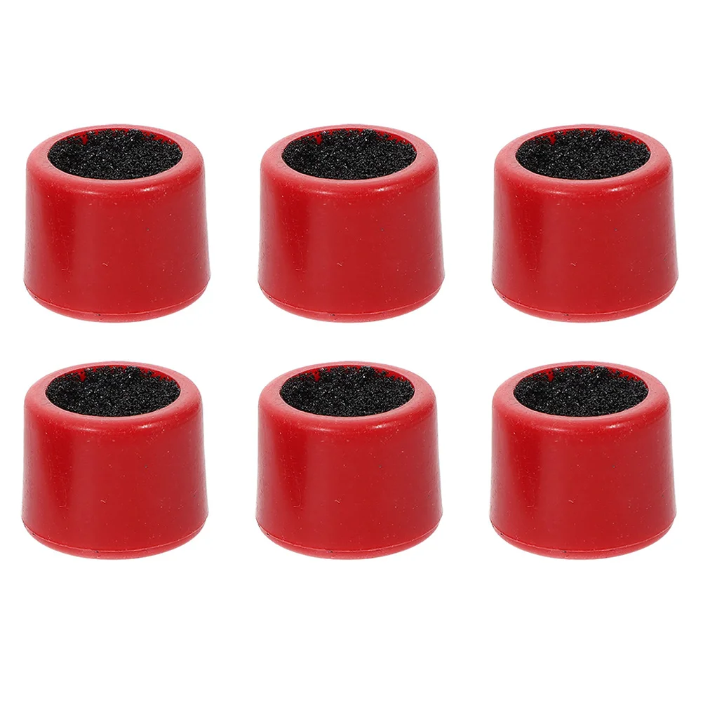 

6 Pcs Tip Sander Billiard Balls Pool Cue Trimmer Head Double-sided Tool Tips Plastic Shaper Professional for Snooker