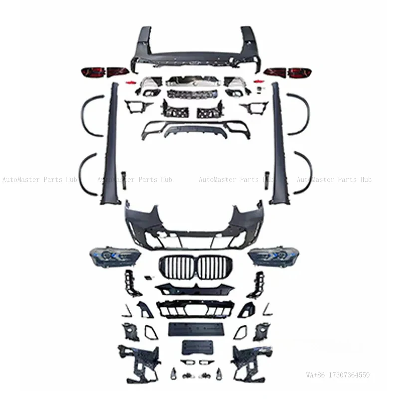 

Body Kits for X5 G05 2019-2022 Upgrade to for X5 2024 MT Bodykit Front Rear Bumper Grille Auto Accessories Diffuser