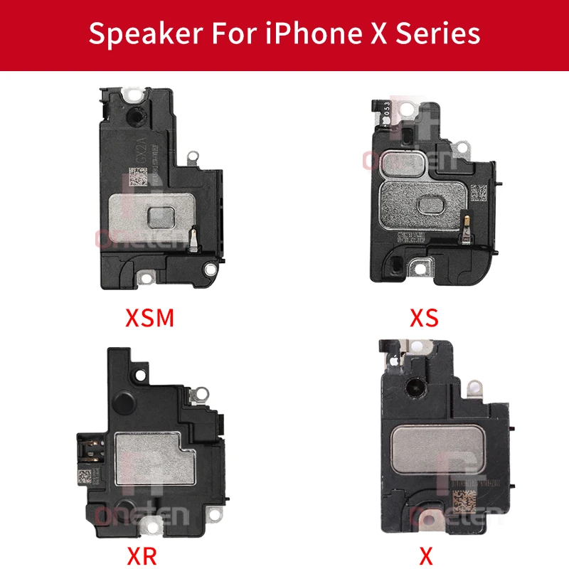 ONETEN 1 قطعة أسفل المتكلم استبدال جزء آيفون 14 13 12 11 برو X XR XS ماكس Mini 8 7 6 6s زائد أسلم المتكلم إصلاح