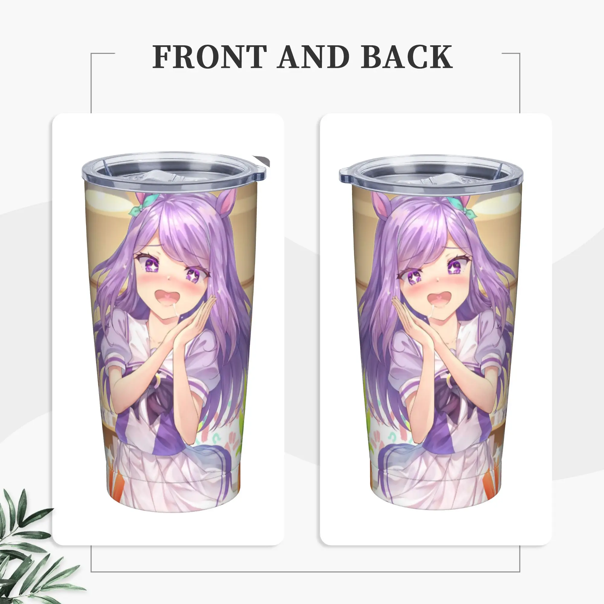 Stainless Steel Tumbler Umamusume Pretty Derby Mejiro Thermal Cups  Heat Preservation Cold and Hot Mugs Cup Camping Water Bottle