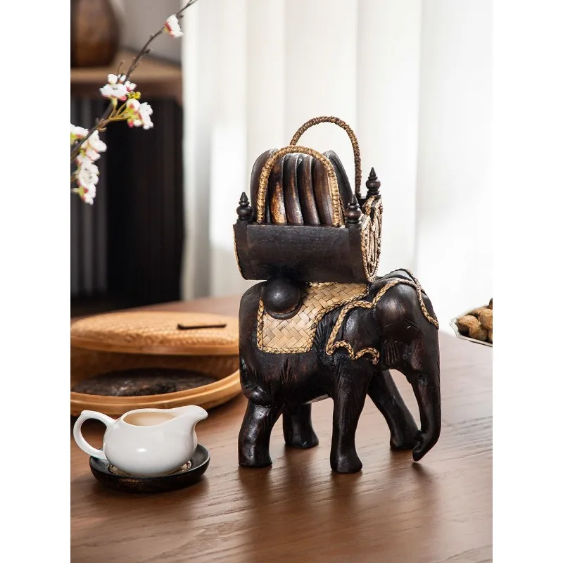 Thai solid wood rattan coaster, round retro creative teacup, water cup, thermal insulation bar coffee restaurant decorative