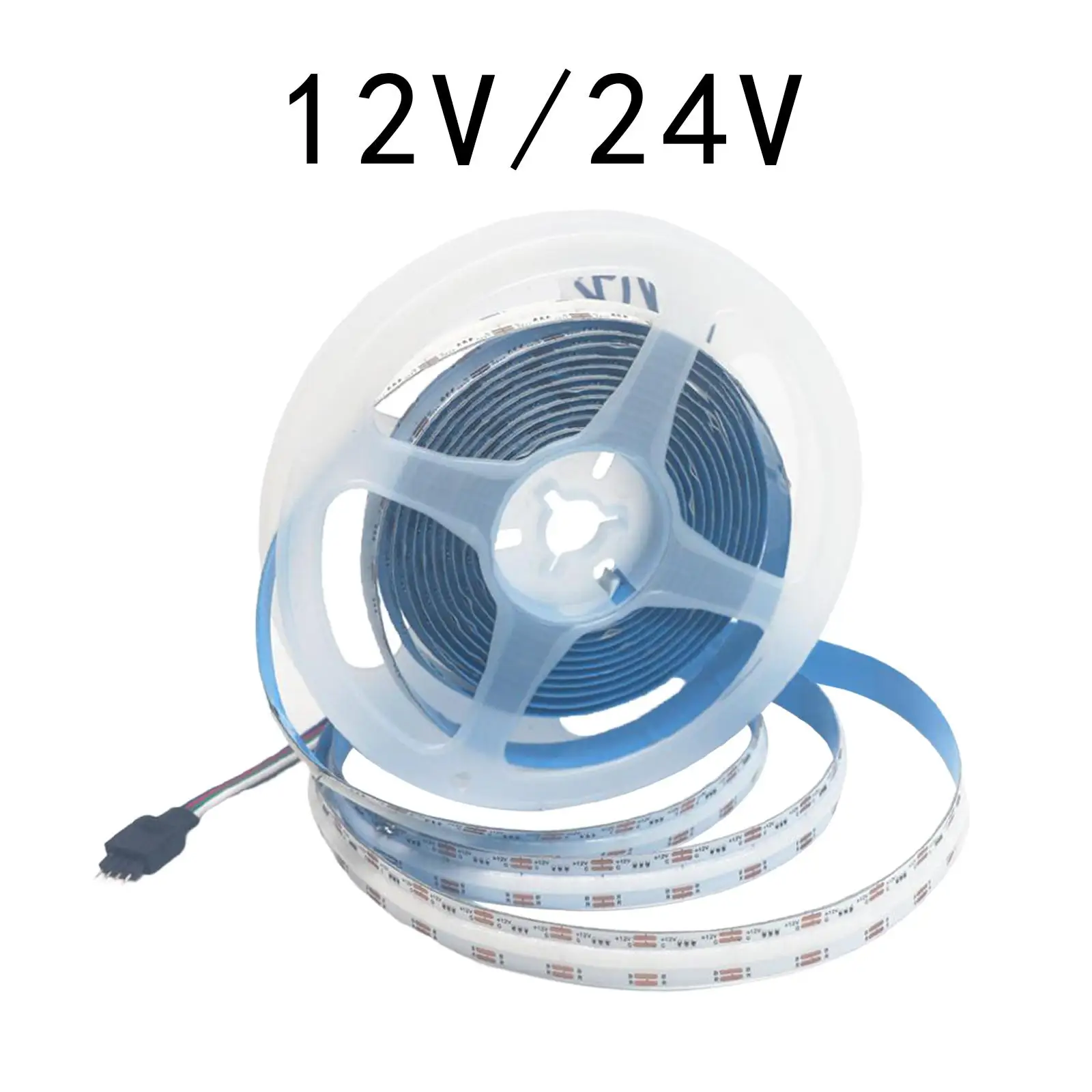 COB LED Strip Lights DIY Super Bright Flexible 5M Self Tape Light Lighting for Cabinet TV Home Bar Party