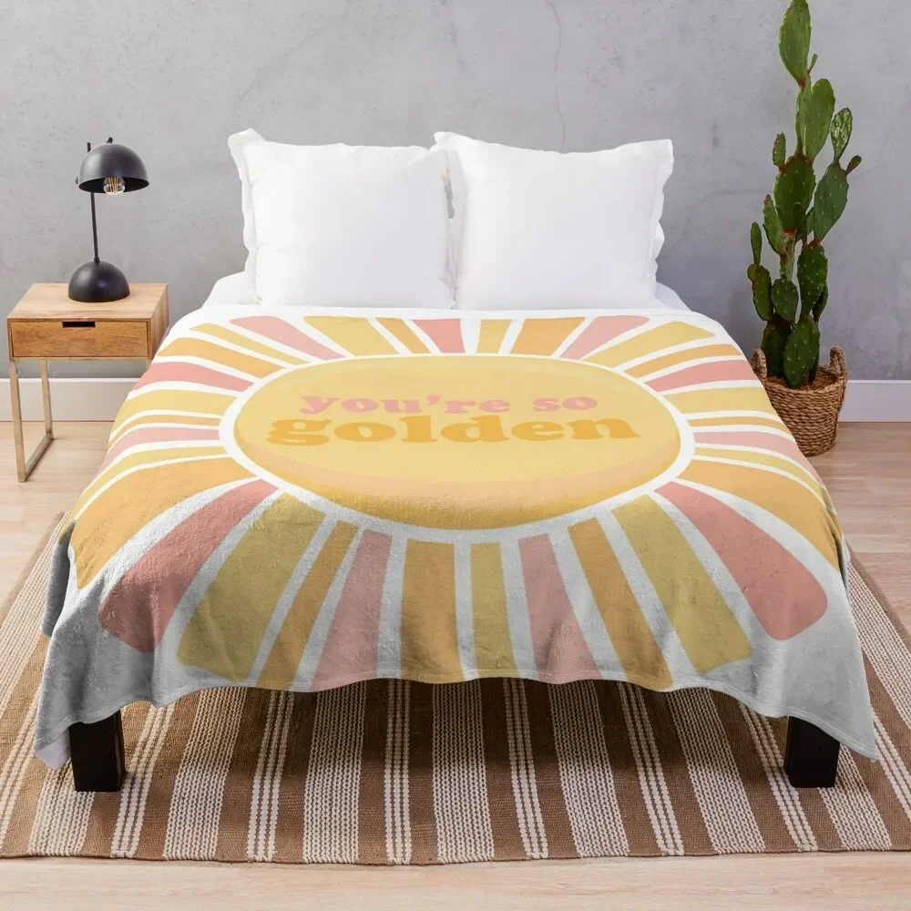 

you're so golden Throw Blanket anime for sofa Large Blankets