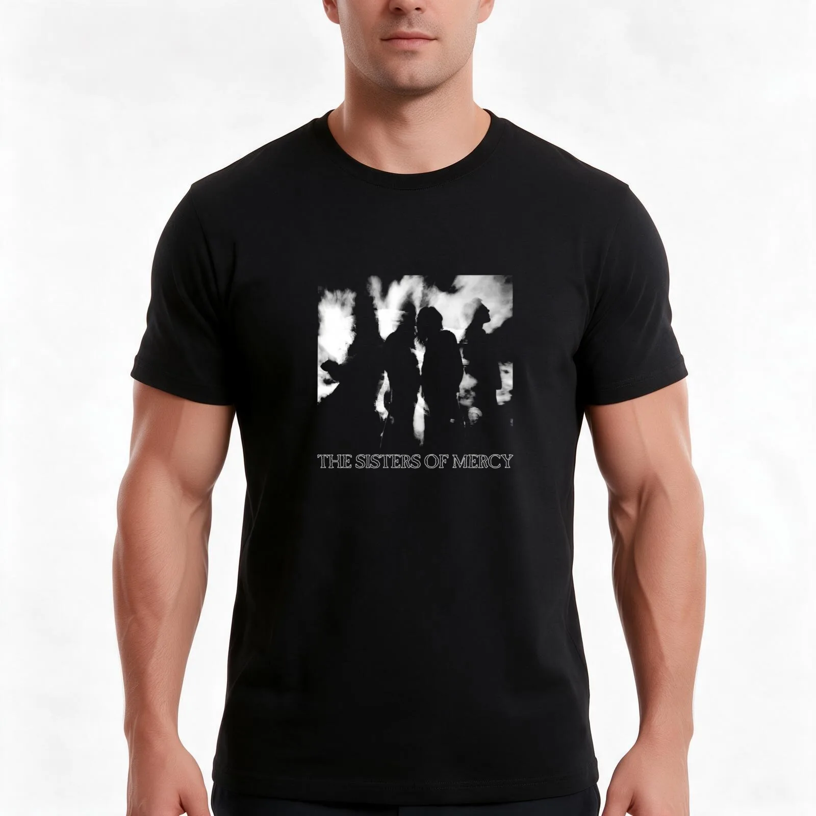 Vision Thing1 - The Sisters of Mercy T-Shirt, Summer Casual Cotton Tee, Oversized Streetwear Tops, Vintage Graphic Print