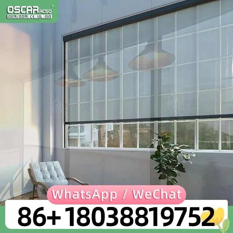 Aluminum Alloy Frame Folding Pleated Screen Door Insect Blinds Components Patio Sliding Zip Screen for US Backyard Porch Balcony