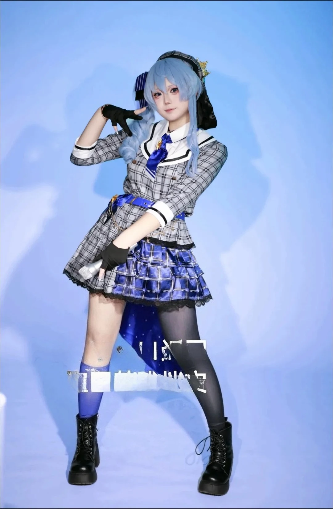 

Hoshimati Suisei Cosplay Costume Hololive Lolita Kimono Uniform for Halloween Christmas Party Masquerade Anime Shows