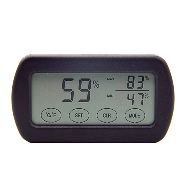 Thermometer Hygrometer with Porbe + + Alarm Fuction+Max Min Display Pet Box Incubator Egg Hatching