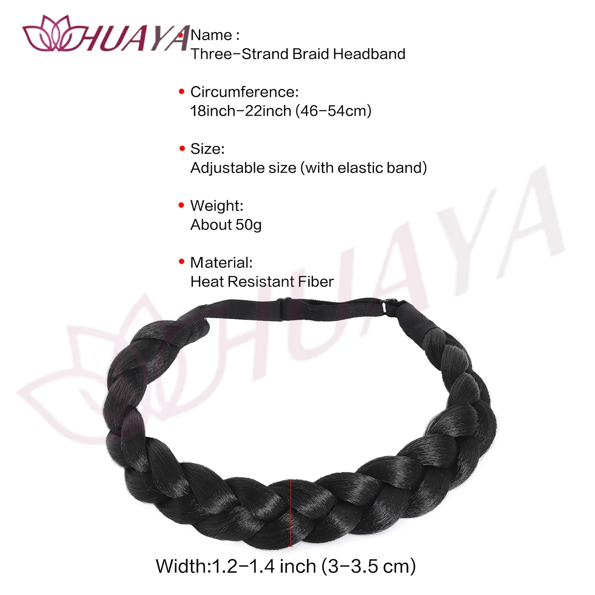 Synthetic Hair Braided Headband with Elastic Band Style for Women Girls Children Blonde Brown Braided Headwear Hair scrunchy Hea