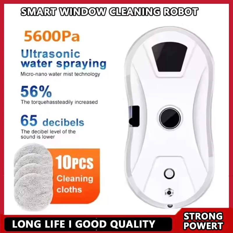 

Intelligent Window Cleaning Robot, Automatic, Electric, Double-Sided, Glass Cleaner for Tall Buildings, Household Chores Made Ea