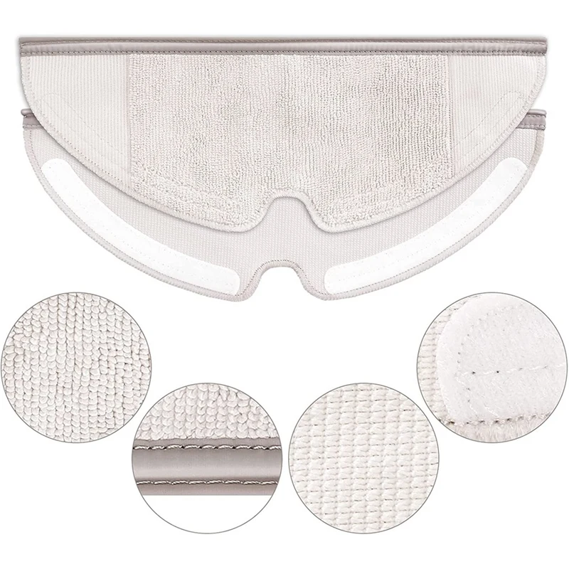 Kit de accesorios de microfibra para Xiaomi Roborock S5 MAX, S6 Pure, S50, S51, S55, S6, E4, 8 Uds.