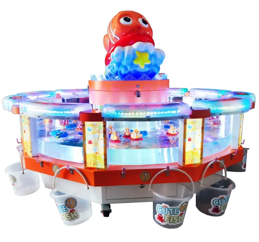 High Quality cute fish fishing game machine tickets redemption machine