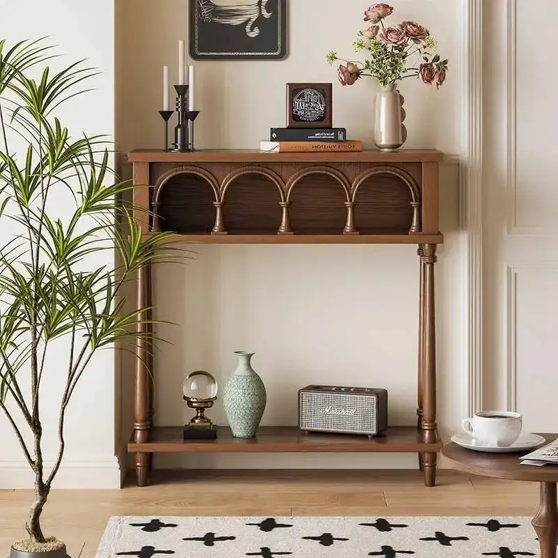 

Hall Modern Console Table Design Entrance Vintage Premium Living Room Console Table Aesthetic Luxury Wohnzimmer Tisch Furniture