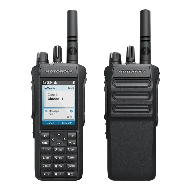 Best R7 Digital Vhf Uhf Handheld Portable Public Safety Radios Rechargeable Bluetooth Walkie Talkie