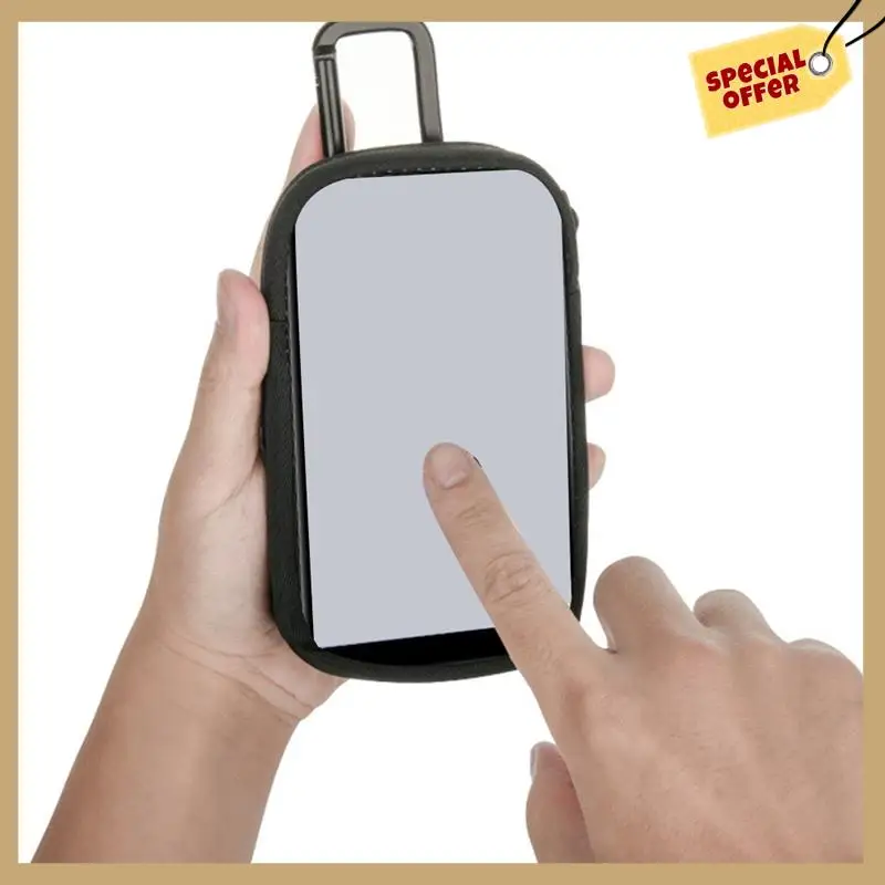 Stabilna przenośna torba do przechowywania MP3/MP4 z klamrą, pyłoszczelna, z wygodnym przezroczystym okienkiem do bezpośredniego obsługi