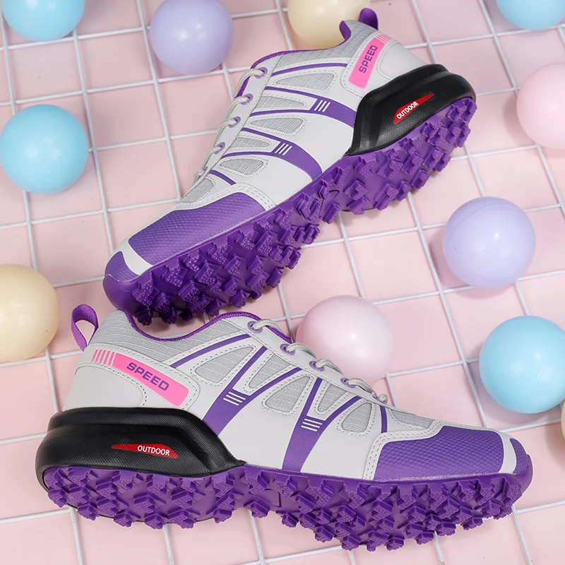 Fashion Girls Golf Shoes Spring/Summer Women's Large Outdoor Training Golf Shoes Women's Anti Slip Running Shoes