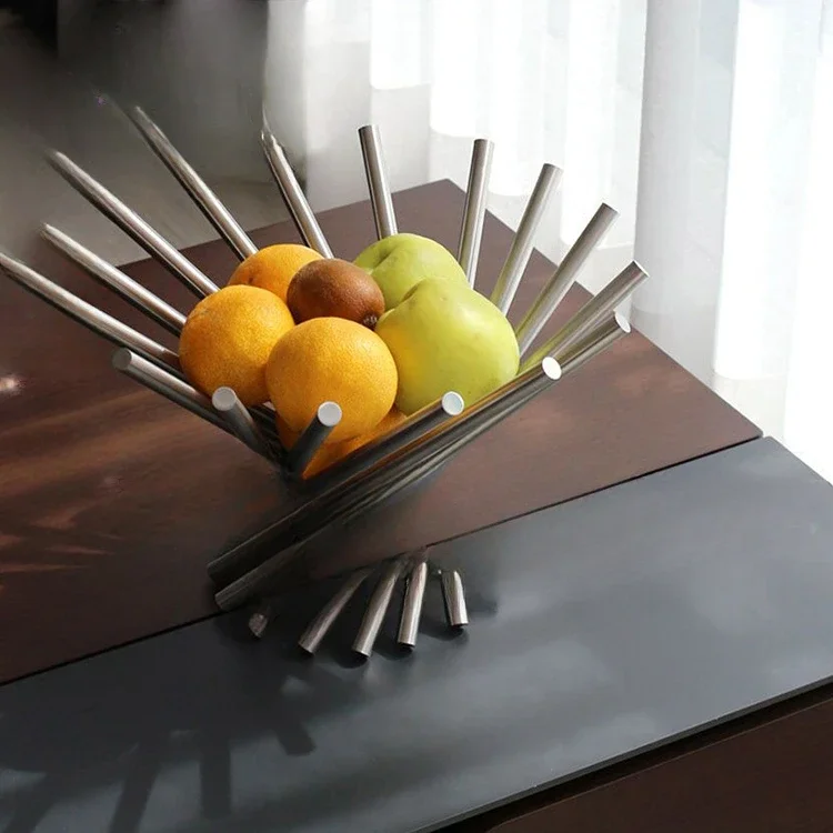 Ins Han Feng stainless steel fruit basket tray