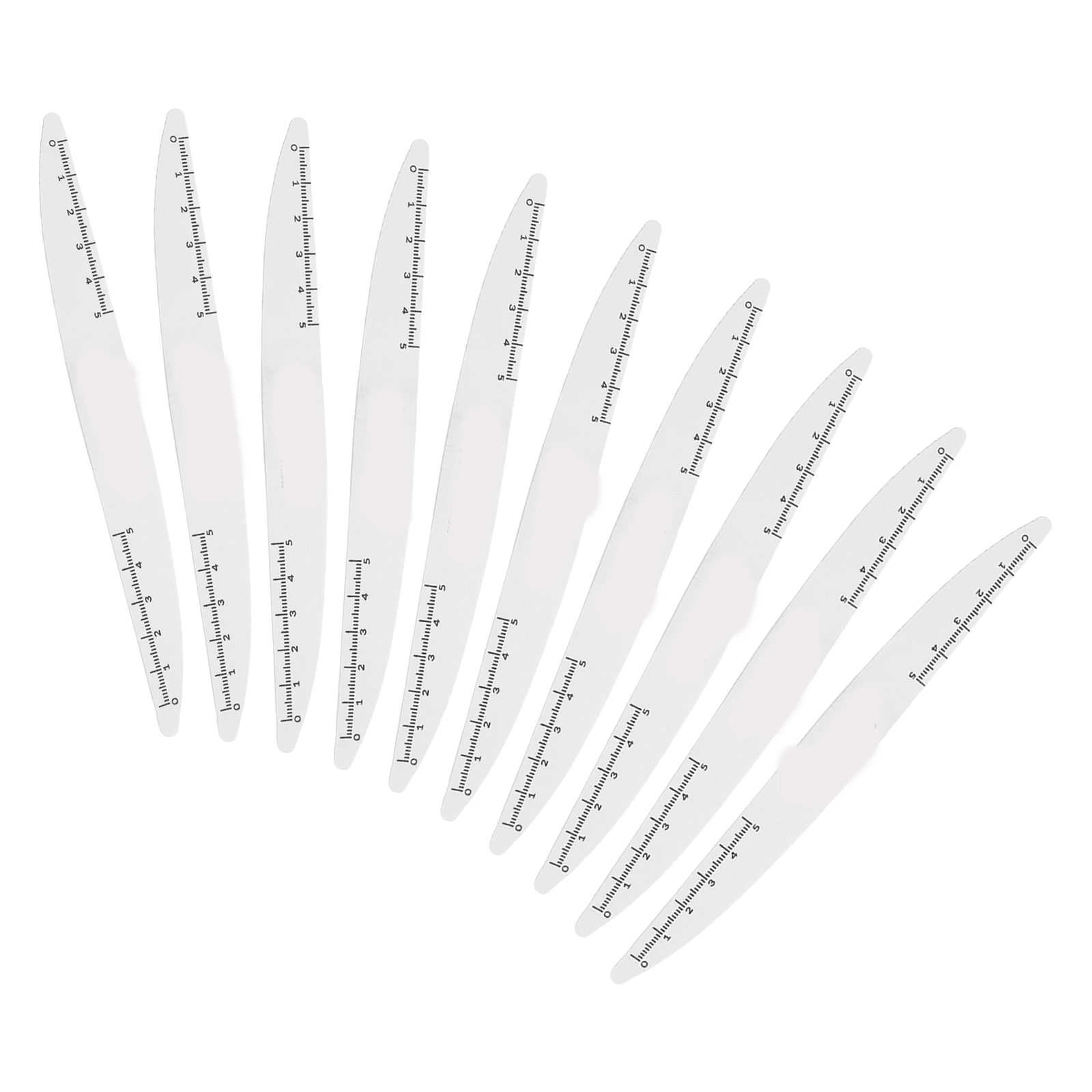 

10 Pcs Nail Willow Leaf Shaped Manicure Tools Wood Polishing Files for Nails Finger Files Acrylic Trimming Washed