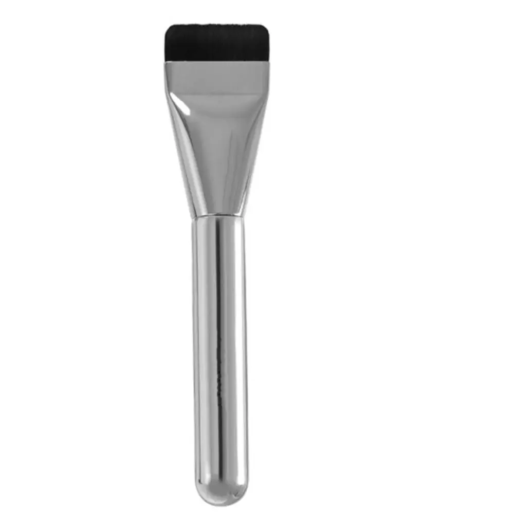 Brocha de maquillaje para base líquida ligera, brocha correctora profesional cubierta, aplicadora de reparación de la piel, brocha plana para contorno