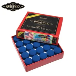 AMERICAN 1845 BRUNSWICK Leather Cue Tips 12mm/13mm