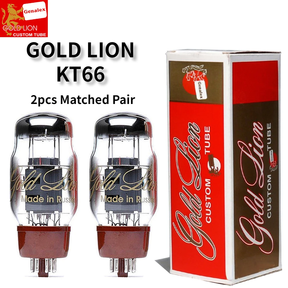 GOLD LION KT66 Vacuum Tube HIFI Audio Valve Replace EL34 5881 6L6 Electronic Tube Amplifier Kit DIY Genuine Match Quad