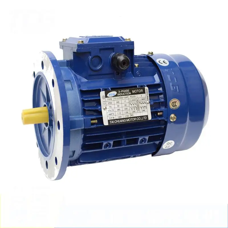 Motore trifase 370W Motore 1,5Kw 3Kw750W Motore orizzontale 2P 380V con guscio in alluminio