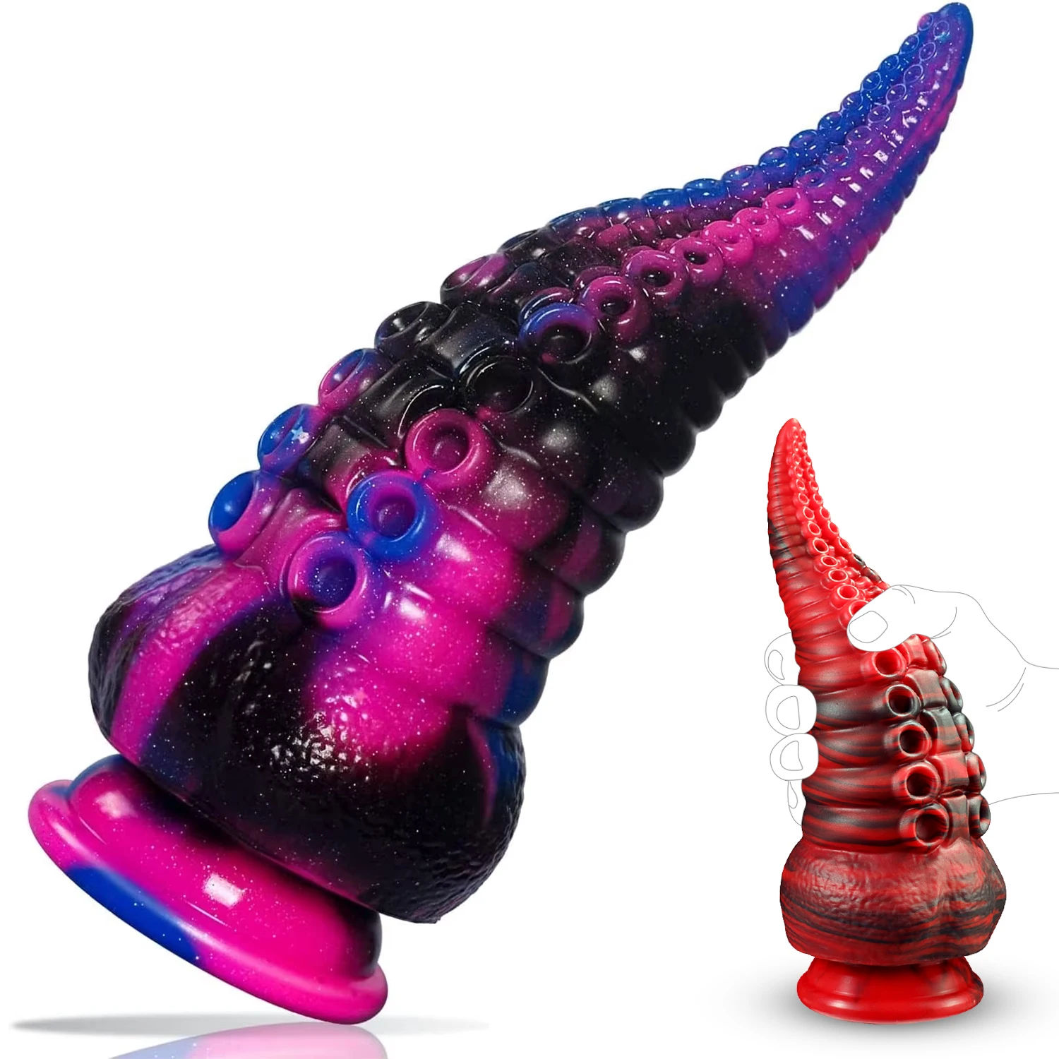 Huge Tentacle Dildo Animal Penis Lesbian Anal vagina Prostate Massage Octopus Butt Plug Anal dilator Adult Sex Toy For Women 18+