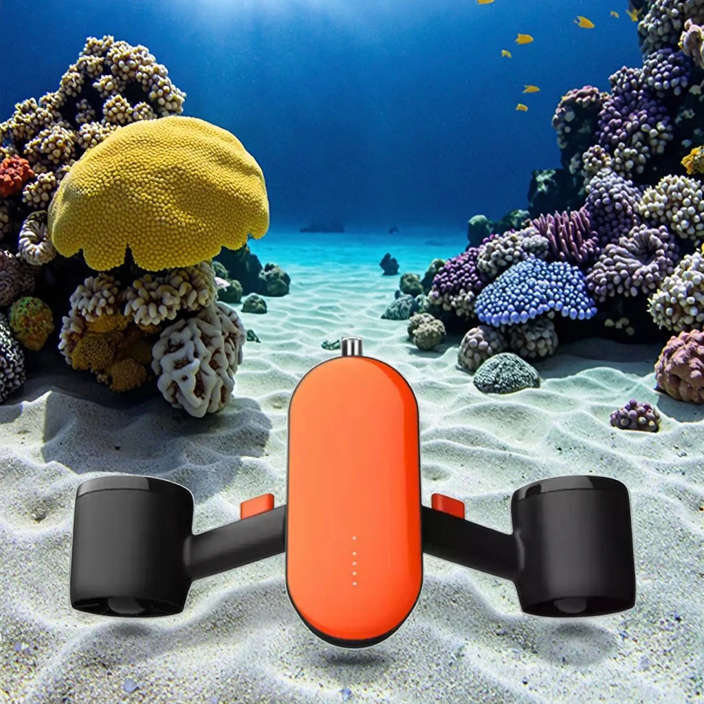 

Diving Sports Equipment Electric Underwater Scooter 350W Water Autocycle Dual Speed Water Propeller Suitable for Ocean