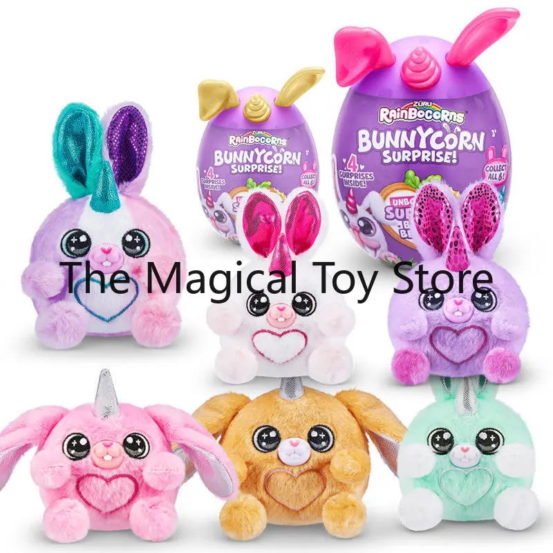 

Original ZURU Cloud Wave Unicorn Surprise Magic Egg: So Cute Rabbit Family Bunny Plush Toy Blind Box - Birthday Gift
