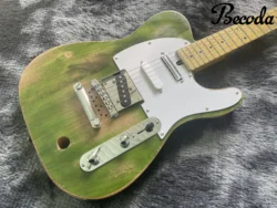 China Becoda electric guitar TL handmade  make old  guitar ,  can customize logo