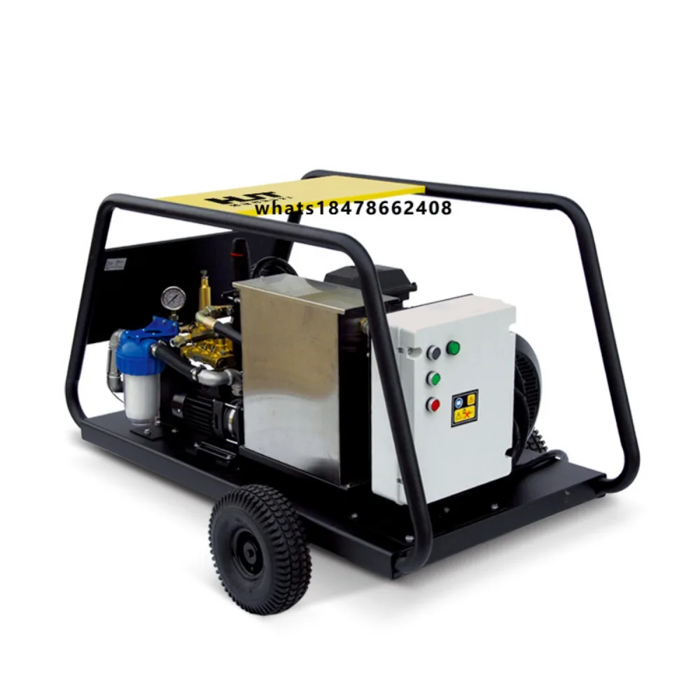 HIJIE HM3521 Mobile Industrial High Pressure Cleaning Machine 15kW High Flow for Municipal Vehicles Heavy Oil Pollution