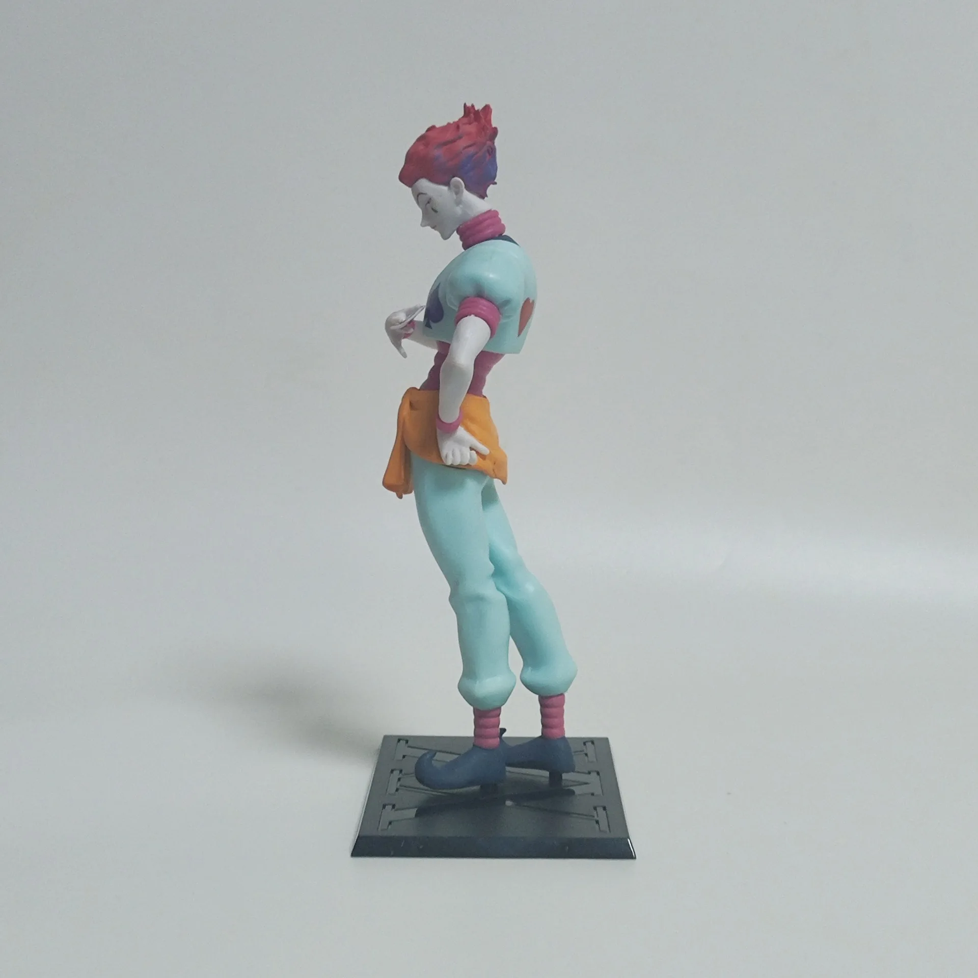 21cm anime hunter × hunter figura hisoka modelo de animação em pé brinquedo presente coleção ornamentos decorativos pvc