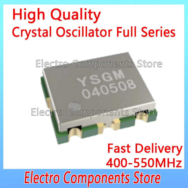 YSGM040508 400-550MHz VCO Voltage Controlled Oscillator TD-LTE 5G NSA 7mm*9mm*2mm Communication Interference 50Ω 8dBm