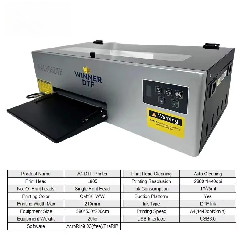 Small Business A4 DTF Printer L805 Machine For T-Shirt T-Shirt Printing T-Shirt Ideas