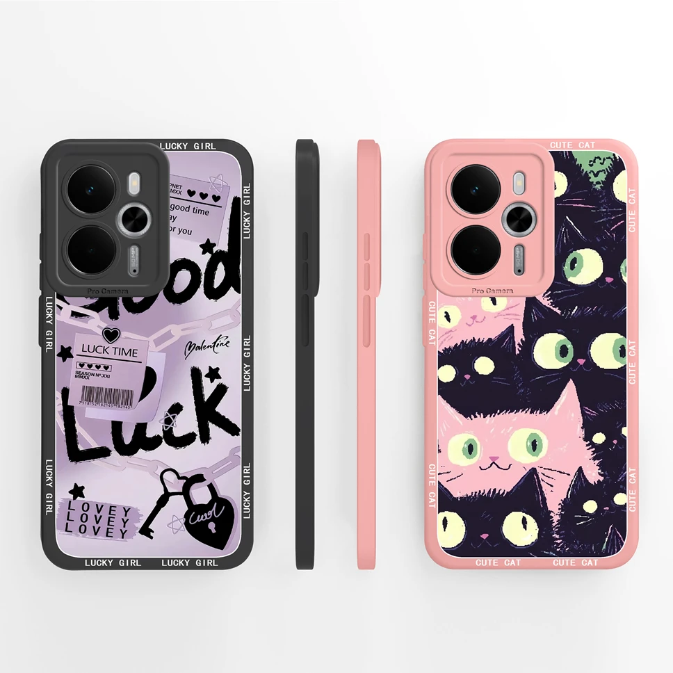 Funda para Realme 14 T 5G diseño de mariposa carcasa de teléfono protección de cámara Funda trasera de silicona líquida suave para Realme14T Funda Capa