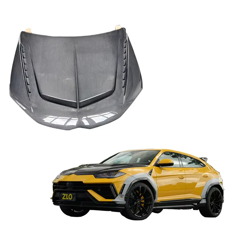 

2023+ Langyu Modification Auto Body Systems для обновления UrusS, сухой передний капот из углеродного волокна в стиле TC для Lamborghini Urus Venatus