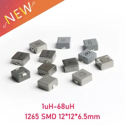 5pcs 1265 SMD Molding Power Inductor 1UH 1.5UH 2.2UH 3.3UH 4.7UH 6.8UH 10UH 15UH 22UH 33UH 47UH 68UH Inductance 12*12*6.5mm