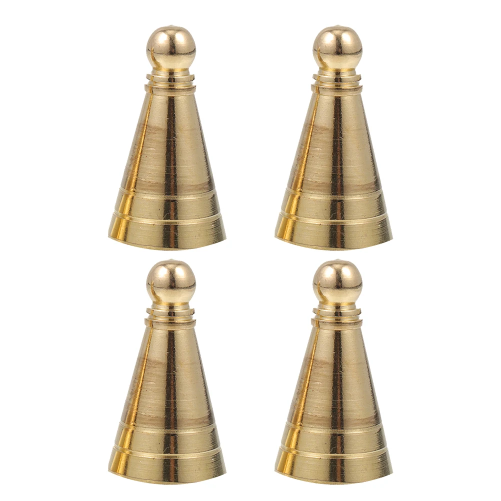 

4Pcs DIY Incense Cone Mold Copper Press Tool Compact Incense Forming Accessory for Craft and Tea Room Decor Tea Room Supply