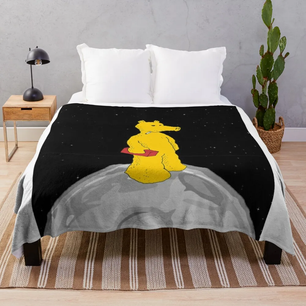 Space Quasimoto Throw Blanket Loose Blanket Designer Blanket