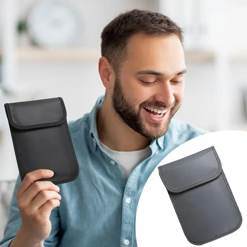 Сумка для блокировки сигнала сотового телефона. Защитный чехол для конфиденциальности. Защитный чехол отслеживания. Для электронных устройств. Вождение бизнеса.