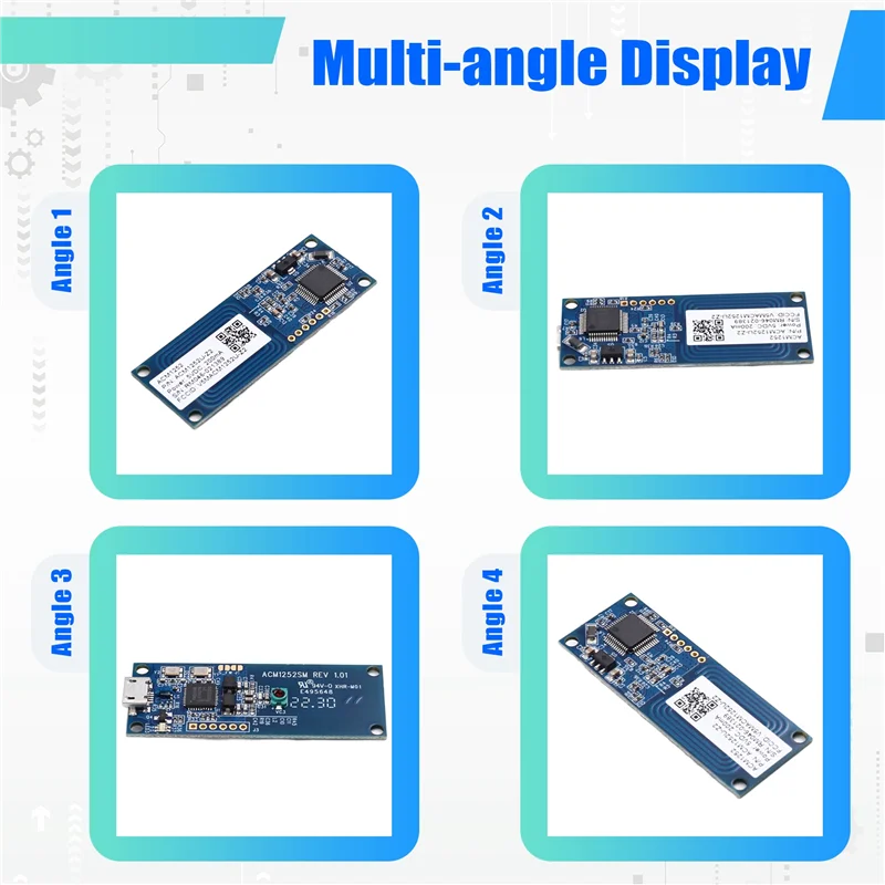 【Last-Chance!】Contactless Smart Card Reader Writer Skimmer/Module Smart Card Reader Writer Module Contactless Smart Card Reader