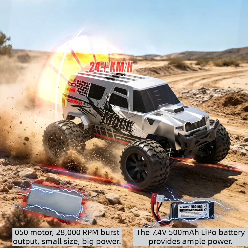 RH2401 1/24 RC Car 4WD 24KM/H Professional Electric Model Racing Car A Collectible Gift for Adult RC Car Enthusiasts