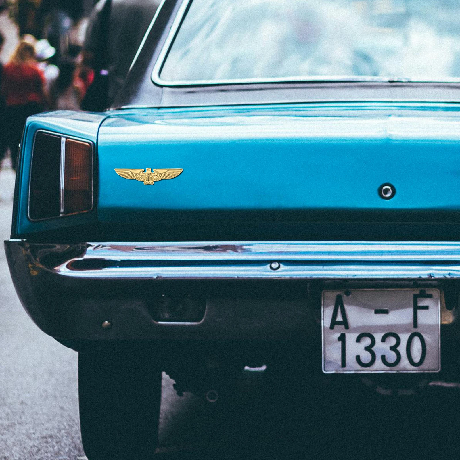 

1 Set 3D Metal Eagle Car Sticker Decor Automotive Badge Vehicle Hood Side Grille Decoration Motorcycle Ornament Durable Adhesive