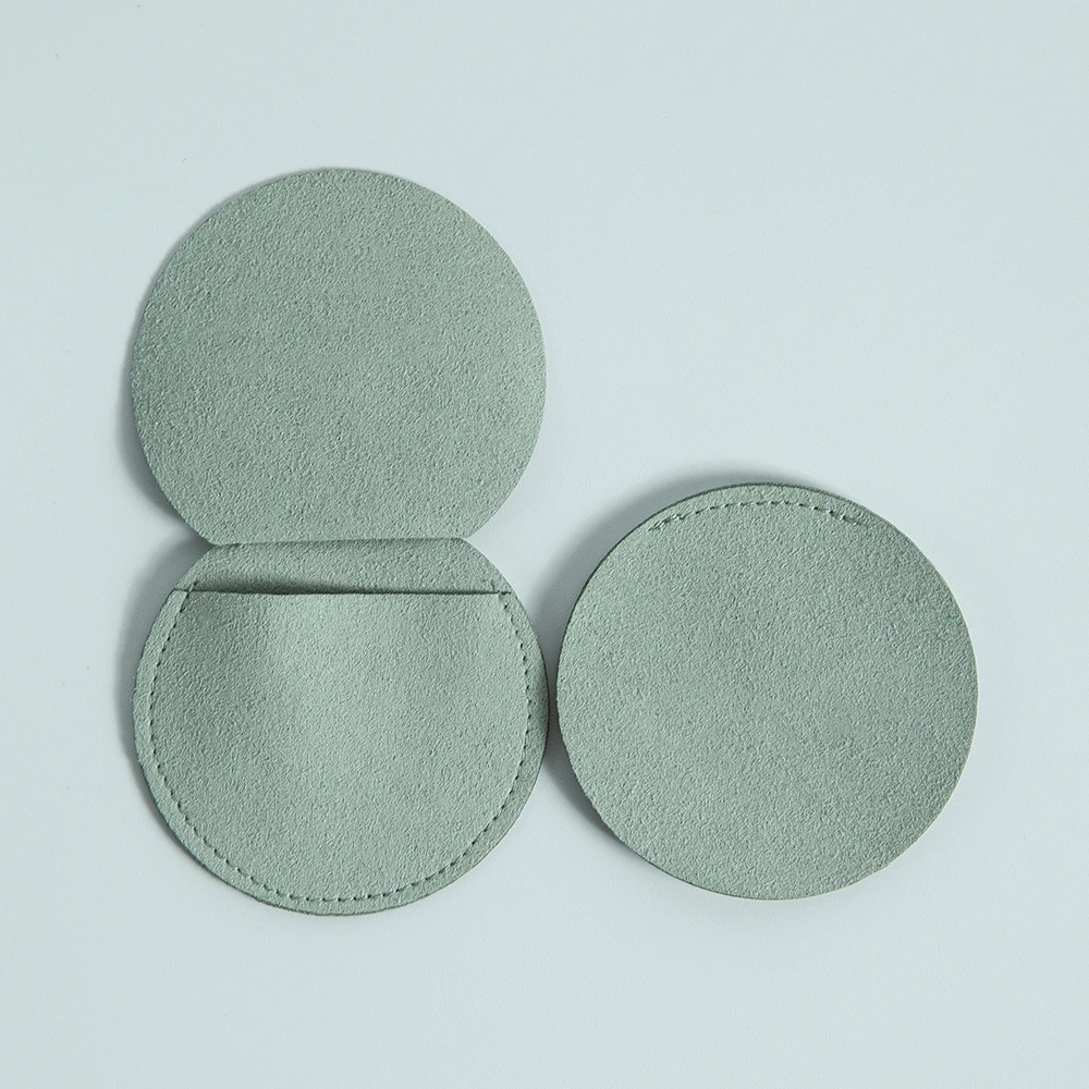5Pcs Round Microfiber Bag for Jewelry