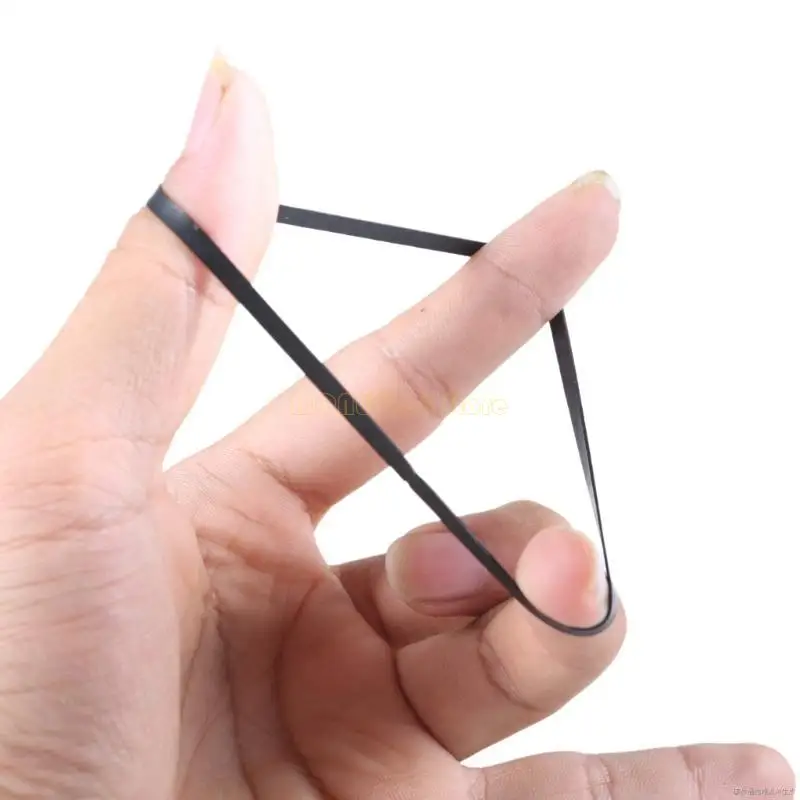 F62C -pakket 180 rubberen riemen voor cassettebandrecorders, videospelers en riemset gemengd 3 mm