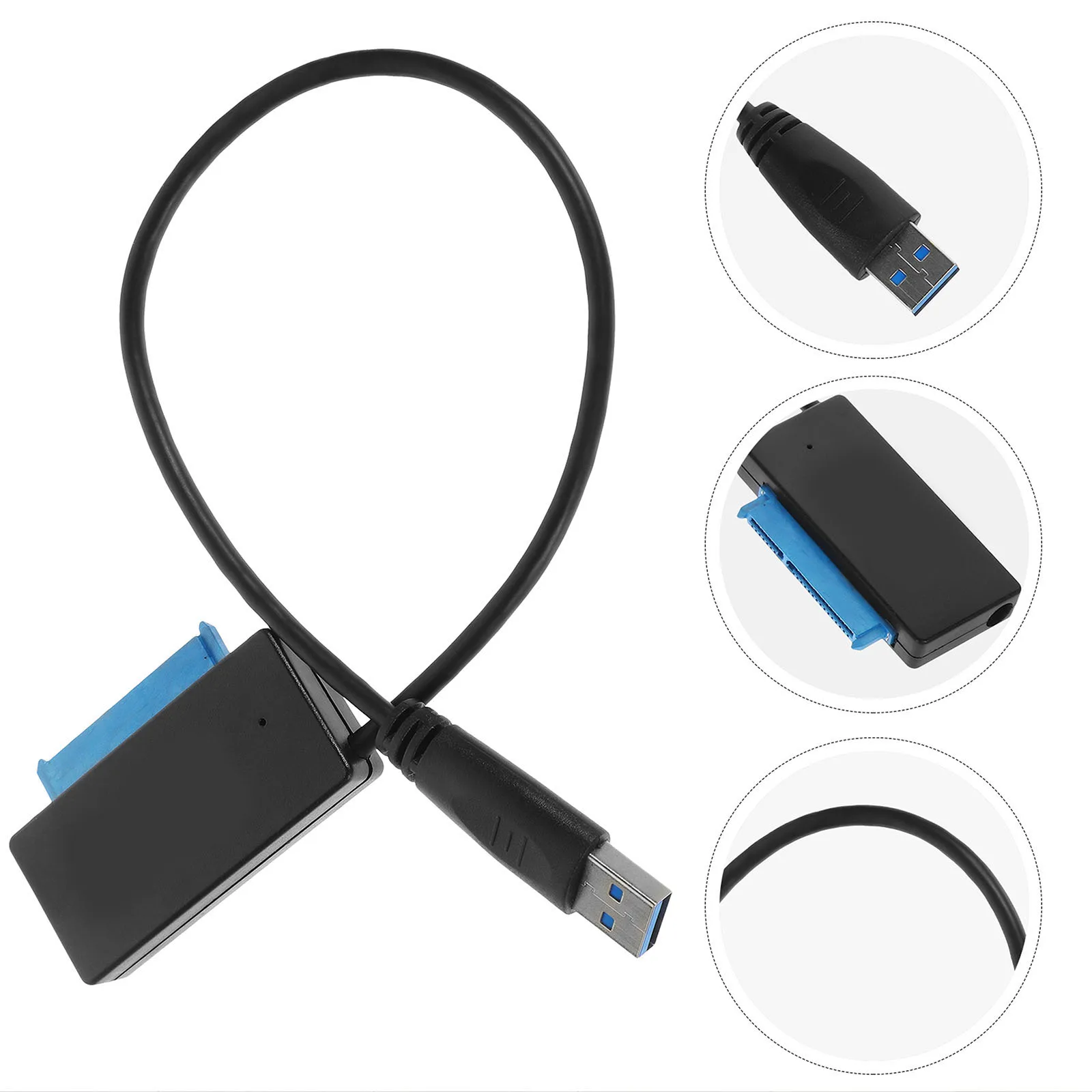 

USB to Adapter Cable for 25in SSD Data Transfer Converter with Fast 144MB S USB30 Portable Cord Connector USB