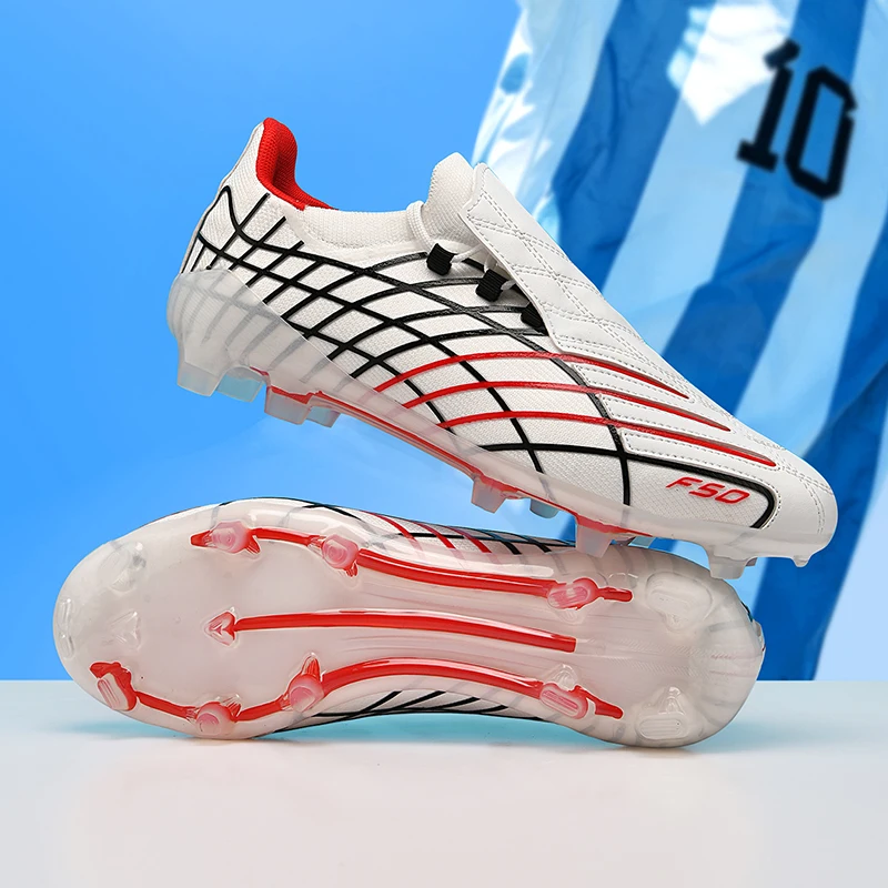 Mens Outdoor Soccer Shoes Professional Football Shoes TF/FG Football Field Boots Comfortable Non-Slip Training Sneakers 35-45