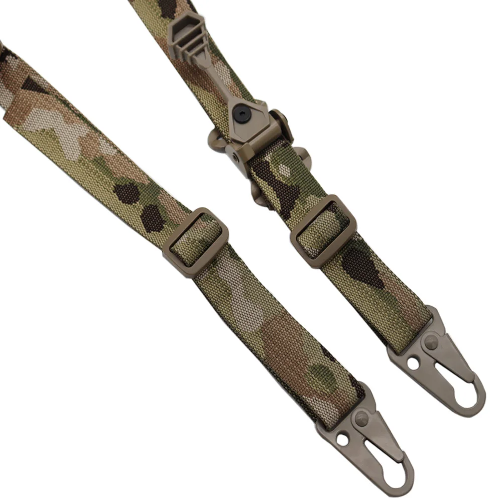Correa táctica dos puntos ajustable nailon para rifle airsoft - imagen 2