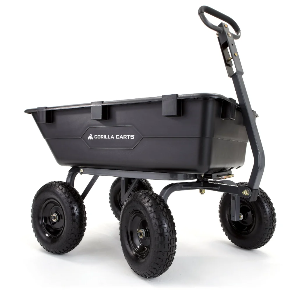 

Carts GOR6PS 1200-lb. Heavy-Duty Poly Dump Cart, 13" Tires cart