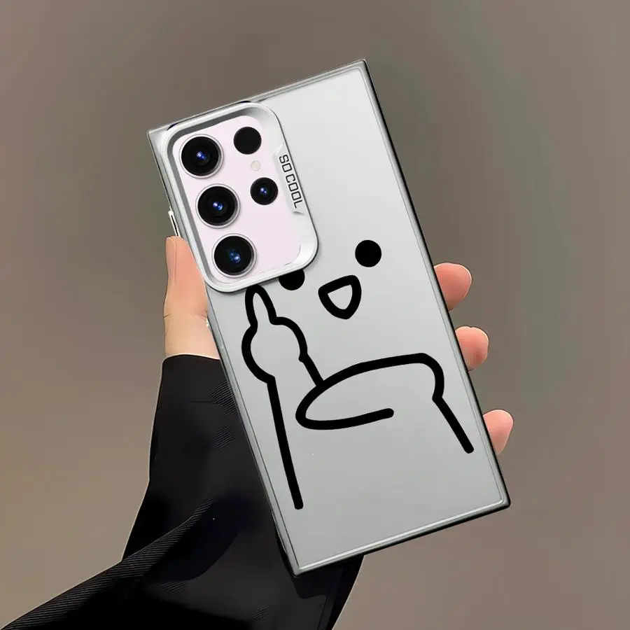 Funny Cartoon Matchman Phone Case for Samsung Galaxy S21 S25 S20 FE S24Ultra S23 S25Plus Note 20 Ultra S24 FE S22 Ultra Soft