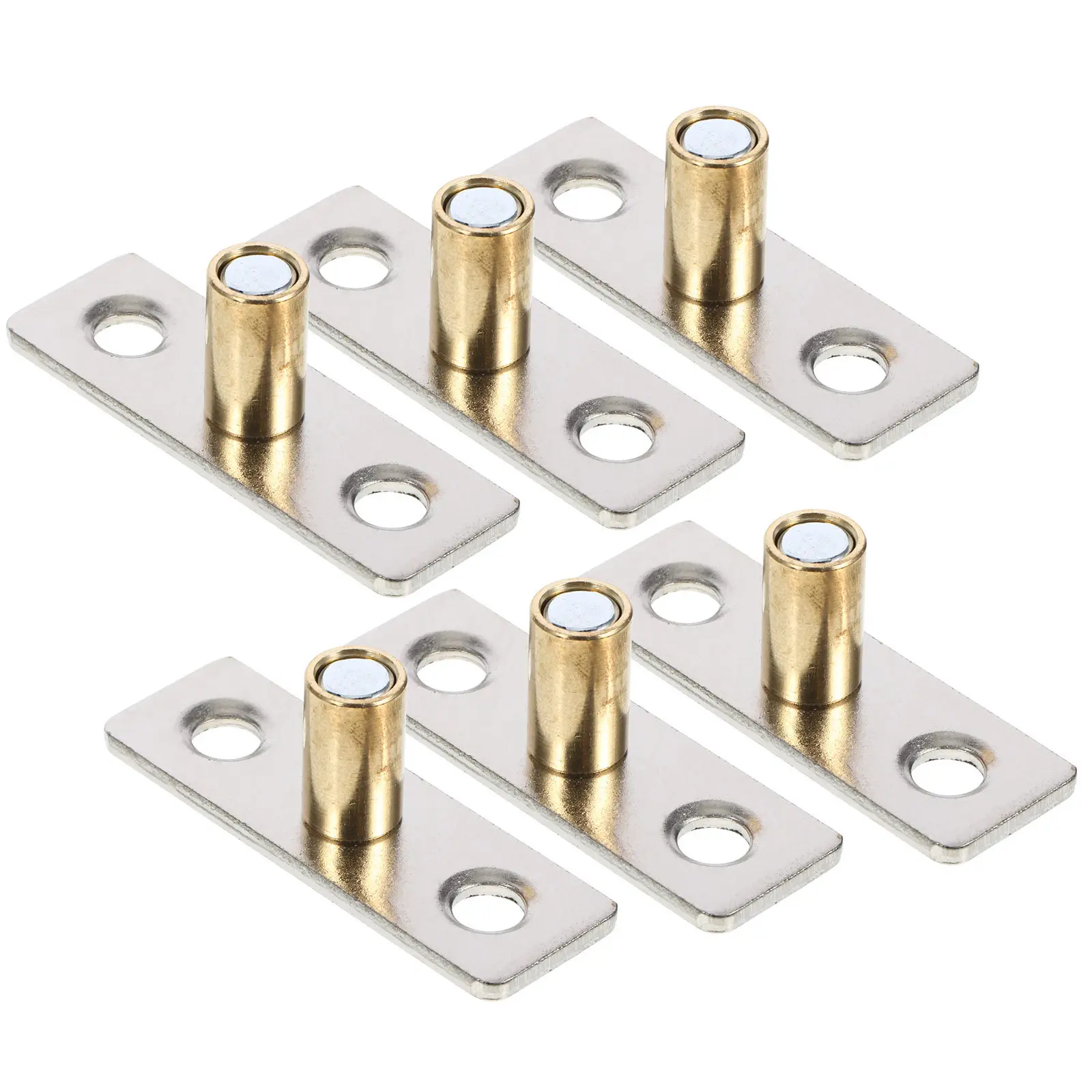 6pcs Heavy Duty Barn Door Floor Guide, 8mm Shaft Sliding Door Bottom Track for Residential & Commercial Use